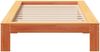 vidaXL Massivholzbett ohne Matratze Wachsbraun 75x190 cm Kiefernholz 855342 Bild 4
