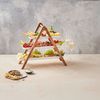 Betty Bossi Etagere Etagere 3 Servierplatten Porzellan Holz Servierständer, (4-tlg) Bild 2