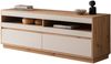Home affaire Lowboard Sonora, moderner TV-Unterschrank, Kommode in Eiche Artisan, TV-Schrank, filigrane Rahmenoptik, ausreichend Stauraum, vielseitig einsetzbar Bild 2