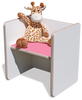 ELI Wendehocker - Mini - Weiß mit bunter Sitzfläche - Rosa Bild 3