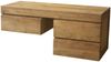 Teako Design 'Mark' Waschbeckenunterschrank, Teak Massivholz, hängend, Natur, 51 x 50 x 90 cm Bild 2