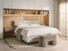Bett verstellbar Stoff VICEROY 180 x 200 cm Hellbeige Bild 3