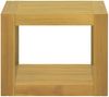 vidaXL Wand-Badregal, Massivholz Teak natur, 45 x 45 x 35 cm Bild 2