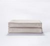 M&W DAS DESIGN Duschvorhang Shower curtains Anti schimmel Waschbar Mit gewicht Schwer Leinen beige Breite 240 cm Bild 4