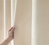 M&W DAS DESIGN Duschvorhang Shower curtains Anti schimmel Waschbar Mit gewicht Schwer Leinen beige Breite 240 cm Bild 2
