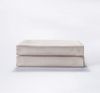 M&W DAS DESIGN Duschvorhang Shower curtains Anti schimmel Waschbar Mit gewicht Schwer Leinen beige Breite 240 cm Bild 3