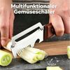 FELIXLEO Sparschäler 3 in 1 Multifunktionaler Gemüseschäler Edelstahl Obst, (4-tlg) Bild 4