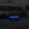 vidaXL Couchtisch mit LED-Leuchten Sonoma-Eiche 50x50x40 cm 839856 Bild 5