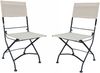 Garden Pleasure 2x BISTRO Klappstuhl Gartenstuhl Stuhlset Campingstuhl Terrassenstuhl Camping Bild 1