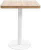 vidaXL Bistrotisch Hellbraun 60x60 cm MDF 286429 Bild 2