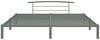 vidaXL Bettgestell Grau Metall 180x200 cm [284667] Bild 3