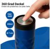 elasto Coffee-to-go-Becher Diamond 360 auslaufsicherer Thermobecher 450 ml, Kaffeebecher to go, Doppelwand, Leicht, Robust, 360 Grad Deckel Bild 3