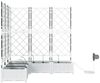 vidaXL Garten-Pflanzgefäß 5 pcs Weiß 120 x 120 x 126 cm Kunststoff 42002923 Bild 5