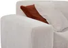 Vente-unique - TIRONO Sofa SamtStoff Beige - B 66 cm161 cm x H 46 cm80 cm x L 99 cm254 cm Bild 5