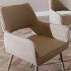 Bronx71 Esszimmerstuhl Olivia taupe recycelter Stoff Bild 5