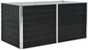 vidaXL Hochbeet Anthrazit 160 x 80 x 77 cm Verzinkter Stahl 45722 Bild 2