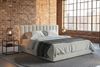 KAWOLA Bett CATTURA Polsterbett Velvet creme 200x200cm mit Lattenrost Bild 5
