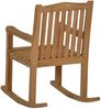MiaMöbel Teak Schaukelstuhl Massivholz Teak Modern Bild 4