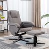 SVITA Relaxsessel CHARLES (Set, 2-St, Relaxsessel mit Hocker), 360° drehbar,mit Fußablage,Wippmechanismus,bequem gepolstert Bild 3