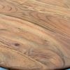 Couchtisch Rund 60cm Wohnzimmertisch Akazie Massivholz - Sofatisch Holz Modern - Design Loungetisch Beistelltisch Wohnzimmer Handmade Bild 5