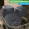 YourCasa Biomülleimer Küche 6L für alltäglichen Biomüll Spülmaschinenfest mit Sieb, Spülmaschinenfest, 6L Fassungsvermögen Bild 3