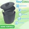 YourCasa Biomülleimer Küche 6L für alltäglichen Biomüll Spülmaschinenfest mit Sieb, Spülmaschinenfest, 6L Fassungsvermögen Bild 4