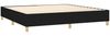 Boxspringbett mit Matratze Stoff Schwarz 200x200 cm, Härtegrad: H2 [3128711] Bild 4