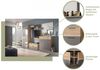 Garderobenschrank / Schuhschrank Tomaso in Eiche und grau 70 x 200 cm Bild 3