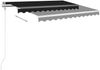 vidaXL Automatische Markise mit LED & Windsensor 350x250 cm Anthrazit 3068894 Bild 3