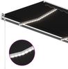 vidaXL Automatische Markise mit LED & Windsensor 350x250 cm Anthrazit 3068894 Bild 5