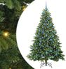 vidaXL Künstlicher Weihnachtsbaum mit 300 LEDs Grün 180 cm PE und PVC 3397556 Bild 2