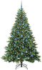 vidaXL Künstlicher Weihnachtsbaum mit 300 LEDs Grün 180 cm PE und PVC 3397556 Bild 3
