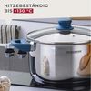 Fackelmann Kochtopf Essential Ø 24 cm aus Edelstahl – Modernes Design, ergonomische Softtouch-Griffe, für alle Herdarten geeignet, Blau Bild 4
