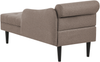 Linksseitige Chaiselongue YVOIRE Stoff Taupe Bild 5