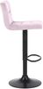 4er Set Barhocker RIVAN - Samt Rosa 40x40x85 cm | Barstuhl Mit Lehne Drehbar Tresenhocker Tresenstuhl Kneipenhocker Kneipenstuhl Bild 4