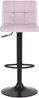4er Set Barhocker RIVAN - Samt Rosa 40x40x85 cm | Barstuhl Mit Lehne Drehbar Tresenhocker Tresenstuhl Kneipenhocker Kneipenstuhl Bild 5