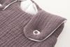 Außenschlafsack LIEBMICH Baumwollmusselin schokopflaume, Größe 68/74 Bild 4