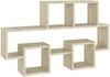 vidaXL Wandregal in Autoform Sonoma-Eiche 82x15x51 cm Holzwerkstoff 807253 Bild 2