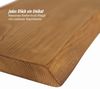 Relaxdays Wandregal Massivholz Baumkante Bild 5