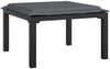 vidaXL Gartenhocker mit Kissen Schwarz und Grau Poly Rattan 362799 Bild 2