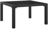 vidaXL Gartenhocker mit Kissen Schwarz und Grau Poly Rattan 362799 Bild 4