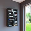 VCM CD / DVD Media Regal 912014 Schwarz H. 92 x B. 60 x T. 18 cm Bild 4