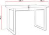 Esstisch Idunes III S (Farbe: Artisan Eiche - L / Schwarz Metall) Bild 2