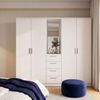 FORTE Kleiderschrank Drehtürenschrank, Spiegel, Schubladen, viel Stauraum B/H/T 199/181/52,7, Spiegel, Stauraum,Schubladen, FSC Bild 3