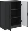 vidaXL Sideboard Schwarz 66 x 34,5 x 87 cm Holzwerkstoff 895736 Bild 5