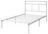 ZINUS Bettgestell Florence Square mit Kopfteil (Weiß, 90x200 cm), Doppel/Einzelbett Bild 4