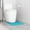 vidaXL Rutschfeste Badematte mit Toilettenausschnitt Türkis 50 x 50 cm 4019820 Bild 3