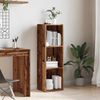 vidaXL Bücherregal Altholz-Optik 36x30x114 cm Holzwerkstoff 855774 Bild 3