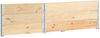 vidaXL Paletten-Aufsatzrahmen 3 Stk. 100x150 cm Kiefer Massivholz 310059 Bild 4