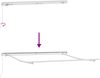 vidaXL Ausziehbare Markise Hellgrau und Weiß 600 x 350 cm 3426495 Bild 5